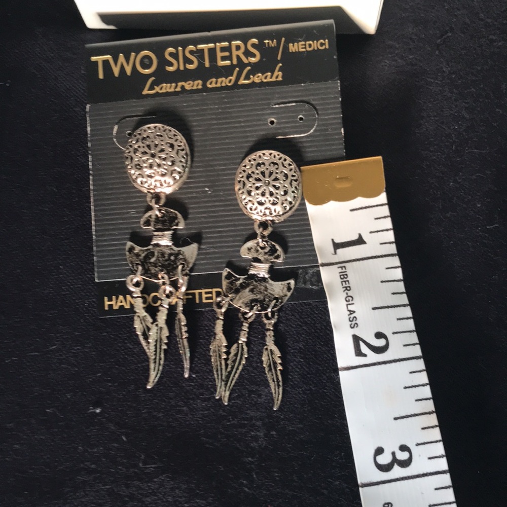 Silver earrings - Picture 2 of 4